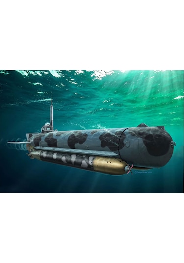 Revell Maket Model Kit Gemi German Midget Submarine Type Molch 5187