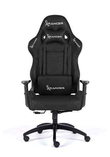 Xrancer Ares Black Nefes Alabilen File Kumaş Oyuncu Koltuğu