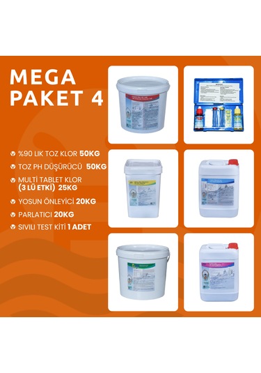 Havuz Bakım Seti Mega Paket 4