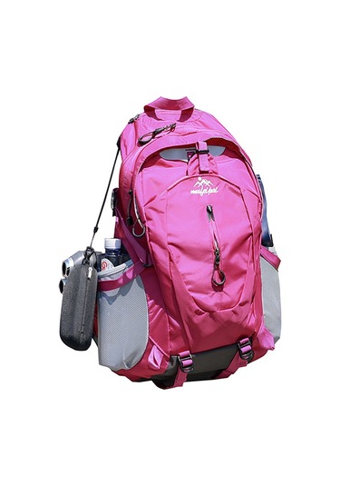 Açık Hava Sporları Kamp Hafif Bisiklet Yürüyüş Sıçramaya Dayanıklı Çanta Gül Kırmızısı