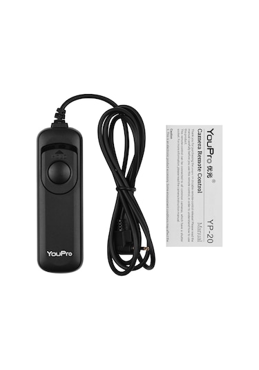 Geeroyoo Youpro E3 Deklanşör Kablosu - Canon, Pentax, Samsung Uyumlu Ve Contax Fotoğraf Makineleri İçin Uzaktan Kumanda Ve Zamanlayıcı