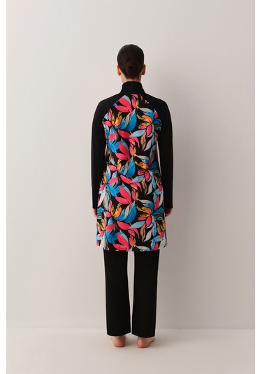 Suwen Victoria Tesettür Mayo Sb25910908908 Yaprak Baskılı