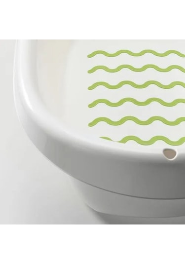 Yumuşak Kenarlar Kayma Önleyici 71x43x20 Cm Bebek Küveti Lattsam