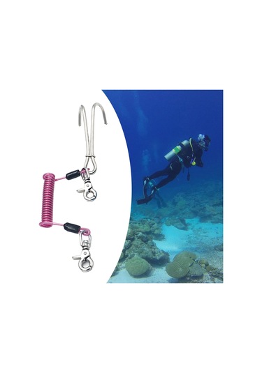 Dolıty Resif Drift Kancası Tüplü Dalış Mağara Pembe