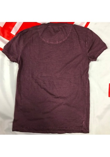Triumph Costello Bisiklet Yaka Kısa Kol Mor Tshirt