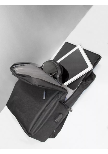 G Dizüstü Bilgisayar İçin Usb Portlu Sırt Çantası 213899393 Siyah