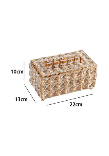 Altın Doku Kutu Tutucu Depolama Yaratıcı Ev Odası Süslemeleri Odası Masaüstü Masa Düzenleyici Araba Doku Kutusu Kapağı Masa Peçete Tutucular