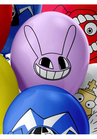 Onlybest Balonlar Dijital Sirk Doğum Günü Seti 210320202 MAVİ