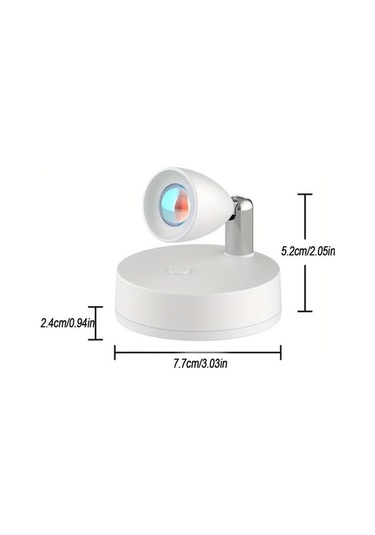 Fastbuy Siyah 1 Bilgisayar Led Manyetik Duvar Lambası Uzaktan Kumandalı Pil İle Çalışır Yapışkanlı Dekorasyon Siyah