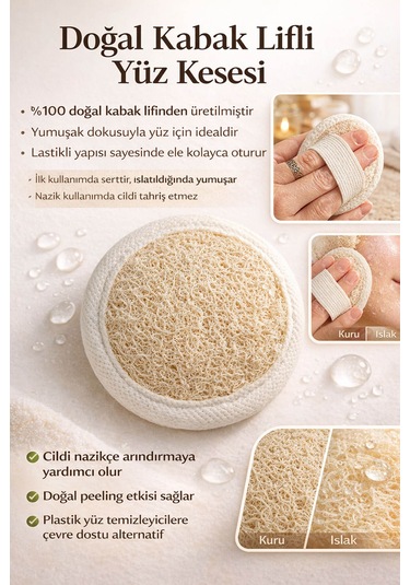 Kabak Lifli Lastikli Yüz Peeling Diski