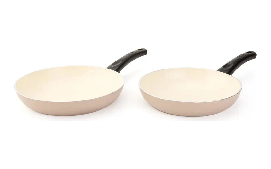 Cem Naturel 2'li Tava Set 24 Cm+26 Cm Bej