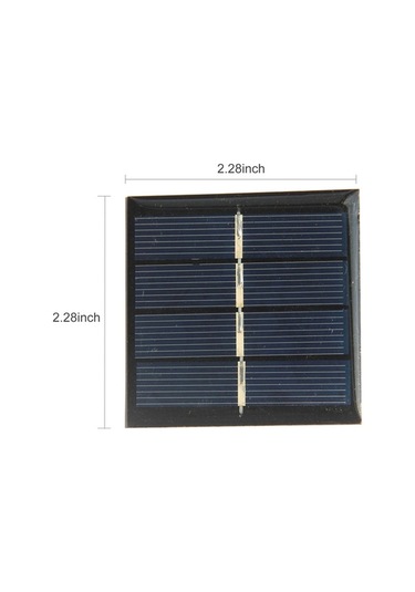 Pazly 0.45w 2v 225ma Polikristal Silikon Mini Güneş Paneli, Taşınabilir Şarj, Kamp, Bahçe Aydınlatması İçin Uygun