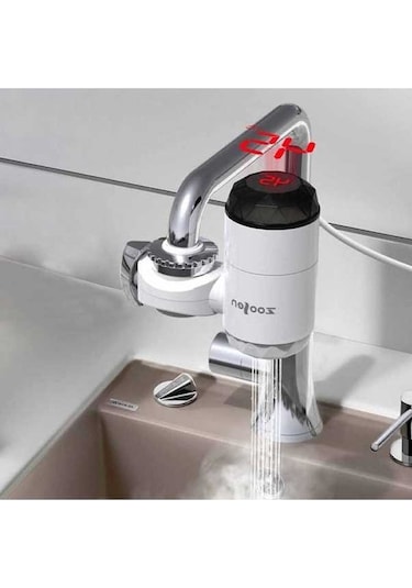 Dancemonkey Zoosen Tipi Su Stili: Hızlı Isıtmalı Musluk Fişi, Elektrikli Cbtx Beyaz Bağlantı Anında Ab Vw Çok Renkli