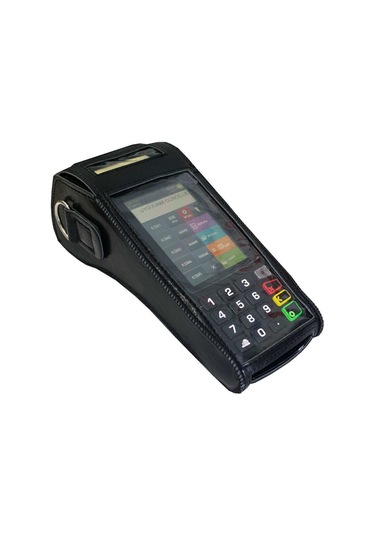 İngenico Move 5000F Pos Taşıma Çantası-Önü Şeffaf-Askılı