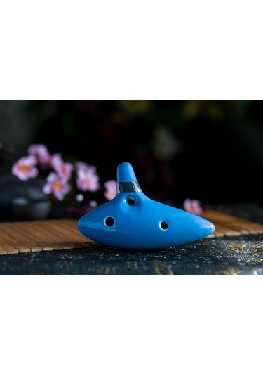 Hermann Mayer Hmo12Bl Pro Seramik Alto Ocarina - Mavi
