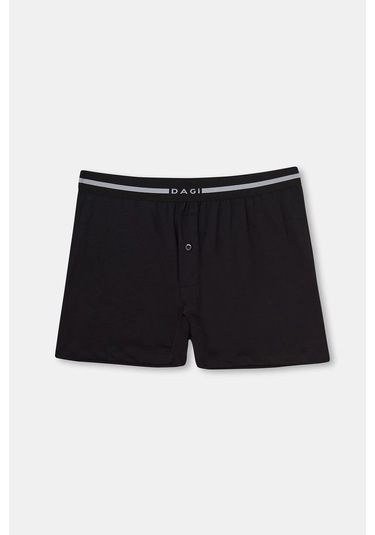 Dagi 3710 Erkek Penye Modal Boxer-siyah Siyah