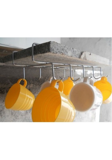 Büro Ev Ofis Mutfağı İçin 10 Kancalı Portatif Bardak Askılığı Diğer