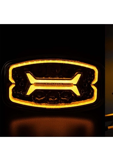 Led Oval Sis Farı Çift Renktır Sis Lambası
