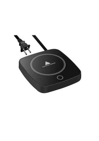 Willowhaven Ahşap Desenli 3 Sıcaklık Ayarlı Akıllı Isıtıcılı Kahve Termosu