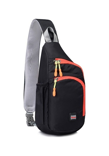 Outdoor Koşu Ve Doğa Yürüyüşleri İçin Ergonomik Göğüs Çantası, Hafif Ve Pratik Spor Aksesuarı Siyah