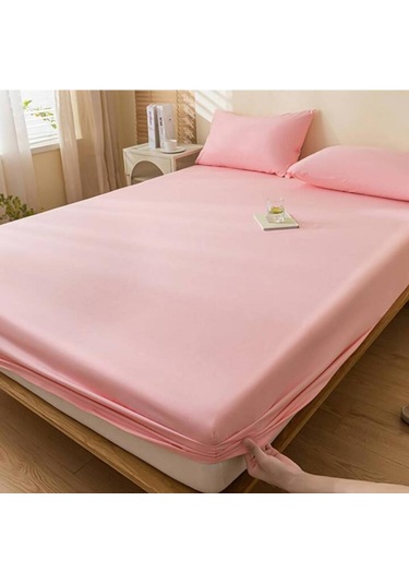 Totem Ranforce Yastık Kılıflı Lastikli Çarşaf Takımı Çift Kişilik 160 X 200 Pembe