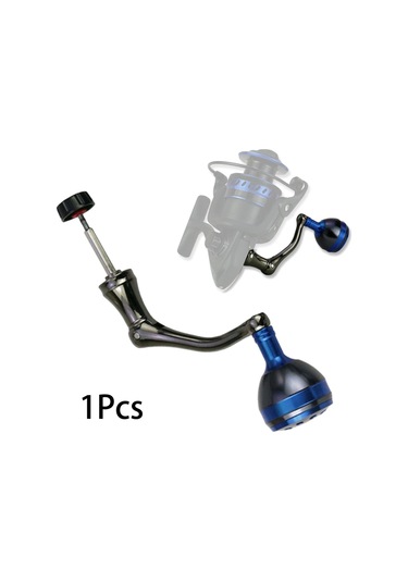 Suntek Olta Makarası Sapı Kavrama Yedek Parça Metal Mavi-l