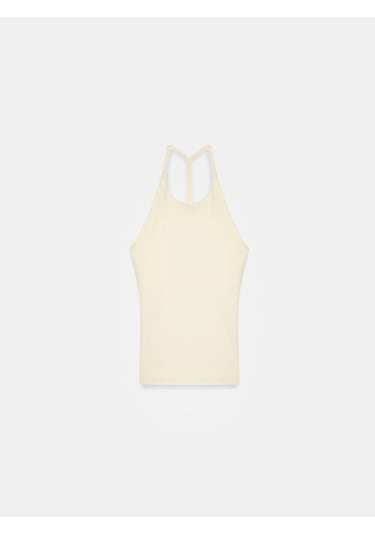 Dilvin 21051 Halter Yaka Askılı Top-açık Sarı