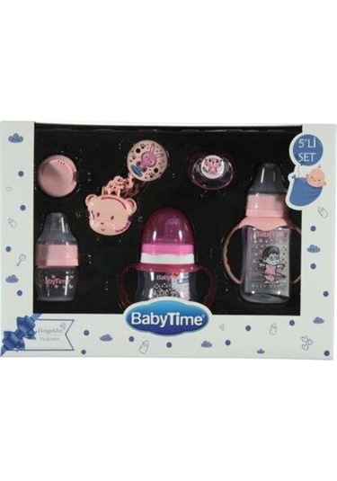 Babytime Beşli Set Pembe