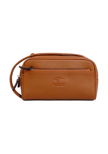 Erkek El Çantası Portföy Taba Hakiki Deri KANGAROO KINGDOM 6466T