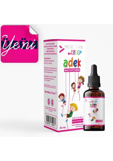 More Than Adek Kids Multivitamin Damla 30 ML