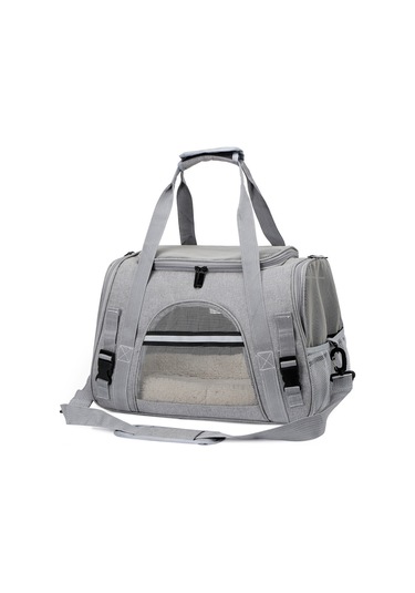 Seigawa Giden Taşıma Çantası Büyük Kapasiteli Katlanabilir Nefes Alabilen Kedi Çantası Açık Araba Seyahat Çantası