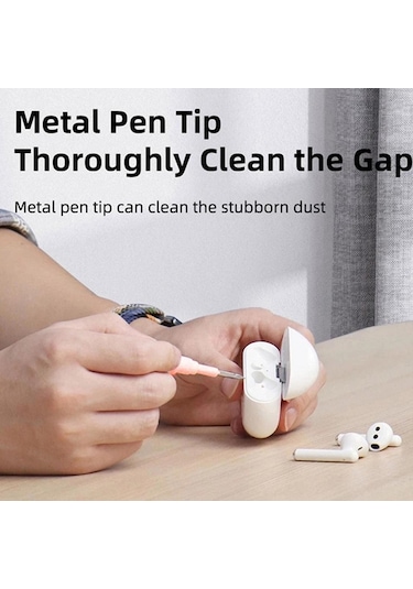 Yeşil Fonken Bluetooth Kulaklık Temizleme Kiti İçin Kulaklık Kutusu Temizleme Aracı Fırça Kalem Kulaklık