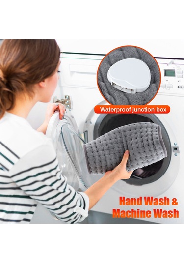 Yifomall 30x60cm Evcil Isıtıcı Yastık - 10 Seviye Sıcaklık Kontrolü Ve 3 Zamanlayıcı Seçeneği İle Fizyoterapi Isıtıcı, Avrupa Standartı 220v