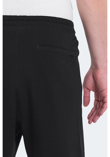 Slazenger Oluften I Erkek Cepli Siyah Eşofman Altı Siyah
