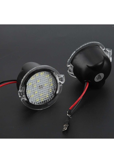 Springsun Ford F-150/edge/mondeo Led Ayna Puddle Işığı, Sağ-sol Çift, Direk Değişim, Plug&play, 1.8w, 18 Led, Uyumlu Modeller
