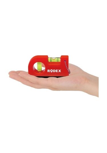 Rodex Cep Tipi Mini Su Terazisi Kırmızı Mıknatıslı Su Terazisi 20