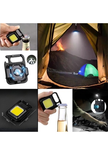 Periboia 3 Led Modlu Mini Asılabilen Led Kamp Aydınlatması Güçlü Karışık/çok Renkli Çok Renkli