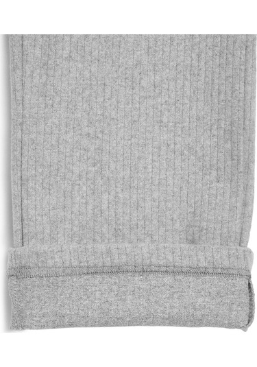 Beli Lastikli Gri Kız Çocuk Eşofman Altı - Rahat Geniş Paça Kalın Kumaş 7-8-9-10-11-12-13-14 Yaş. Gri