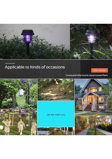 Xiyyadms 2 Adet Dış Mekan Güneşli Led Kovucu Işığı - Ip65 Su Geçirmez Bahçe Ve Avlu İçin Biyolojik Sergi Aracı