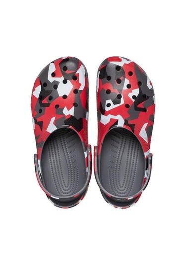 Crocs Geo Camo Clog Kadın Sandalet 211009-0ıe Gri