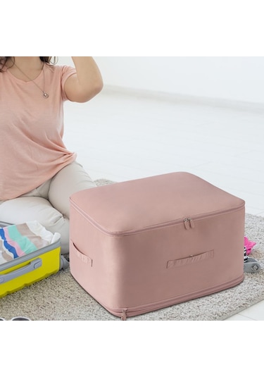 Suntek Kendinden Sıkıştırma Organizatör Çantası Pembe