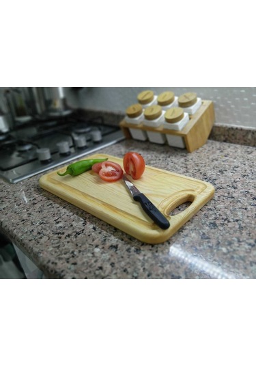 Kesme Doğrama Salata Tahtası Ahşap