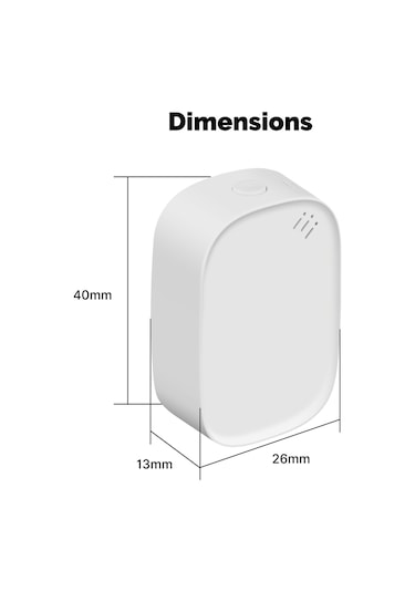 Shineyee Tuya Zigbee Akıllı Ev Sıcaklık Ve Nem Sensörü, Uzaktan Kontrol Ve Veri İzleme Özellikli