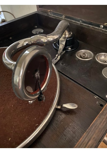 His Master'S Voice 4 Grand Antika Gramafon 049