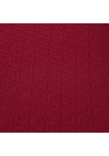 Jeehugo Burgundy Kalın Örgüli Esnek Sandalye Kılıfı - Ofis, Restoran, Yemek Odası İçin Uygun, Makine Yıkama Uygun DiğER
