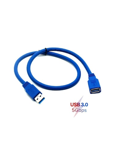 usb 3.0 uzatma kablosu usb 3.0 dişi erkek 5Gbps uzatma kablosu 1.5m