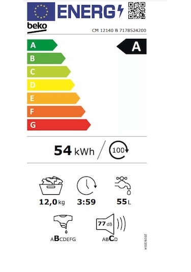 Beko KM 1210 Kurutma Makinesi - CM 12140 B Çamaşır Makinesi 2'li Set