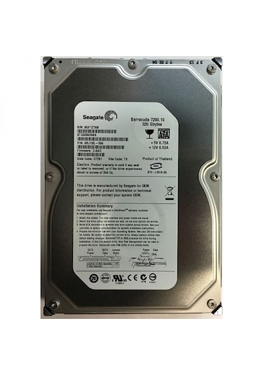 Seagate ST3320820AS Barracuda Drive SATA-II 8MB 320 GB 7.2K Hard Disk