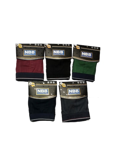 Nbb 735 3 Lü Paket Erkek Penye Modal Boxer Karışık Koyu Renk