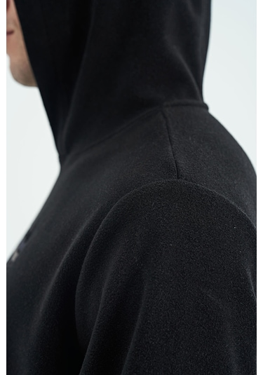 Air Jones Tommy Life Hern Siyah Erkek Polar Sweatshirt - 88301 Siyah